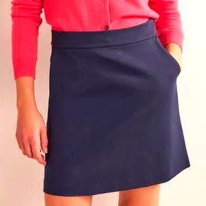 Jersey A line mini skirt